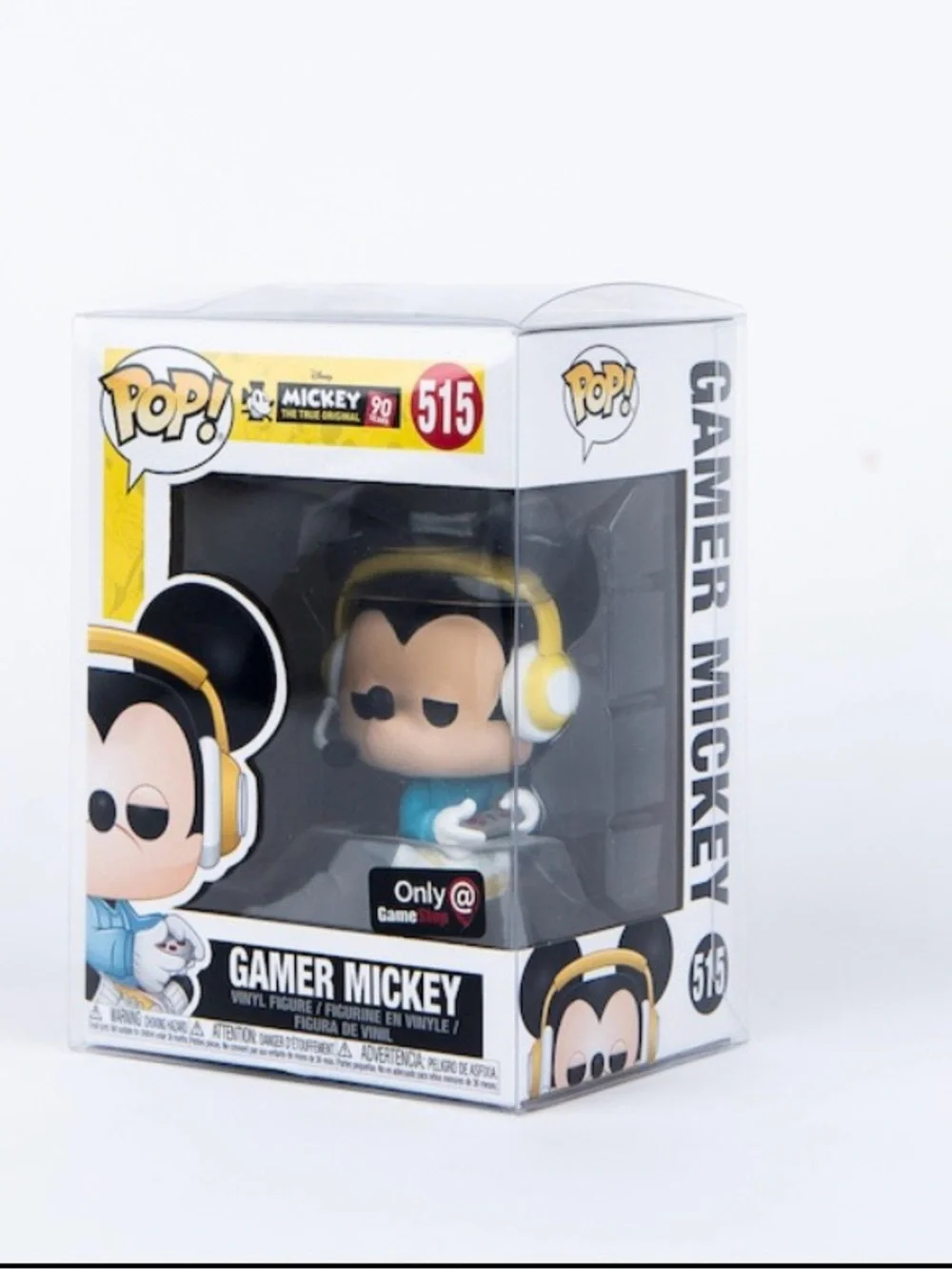 Funko Gamer Mickey Vinyl Figure - Black/Blue/Yellow